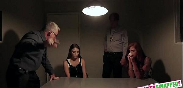  Izzy Lush , Scarlett Mae In Interrogation Penetration Pt.2